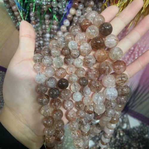 Round Crystal Beads Super Seven Crystal DIY Sold Per Approx 38 cm Strand