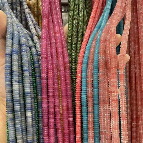 Gemstone Jewelry Beads Flat Round DIY Sold Per Approx 38 cm Strand