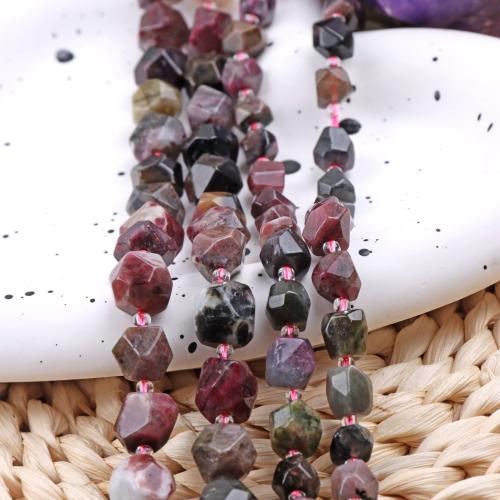 Gemstone Jewelry Beads Tourmaline DIY mixed colors Sold Per Approx 36 cm Strand