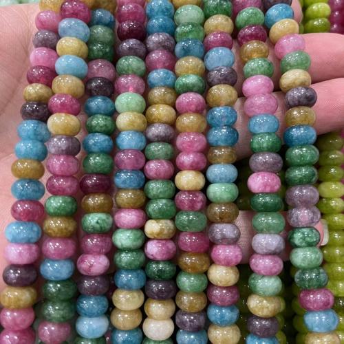 Gemstone smykker perler, Natursten, du kan DIY & forskellige materialer til valg, flere farver til valg, 5x8mm, Ca. 80pc'er/Strand, Solgt af Strand