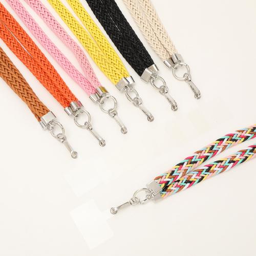 Cell Phone Lanyard, PU, mode sieraden, meer kleuren voor de keuze, Verkocht door PC