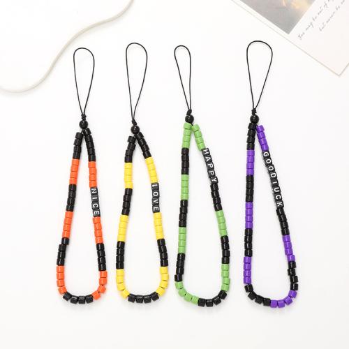 Mobile Phone Lanyard Acrylic fashion jewelry Sold By PC