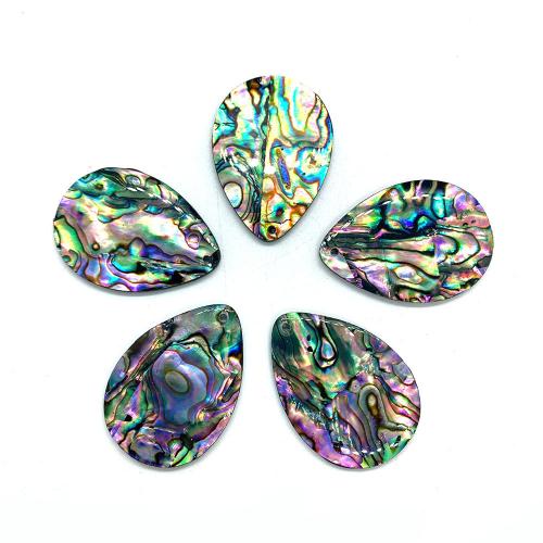 Natural Abalone Shell Pendants Teardrop DIY Sold By PC