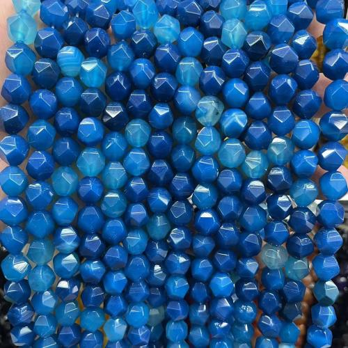 Agate Beads DIY & faceted 10mm Approx Sold By Strand