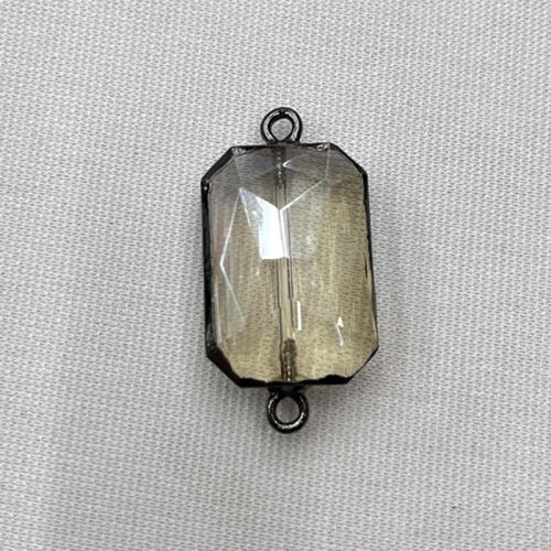 Crystal Connector with Zinc Alloy DIY & 1/1 loop Sold By PC