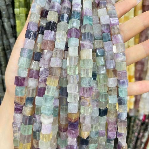 Gemstone Jewelry Beads Natural Stone Cube DIY 8mm Sold Per Approx 38 cm Strand