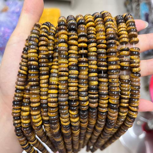 Natural Tiger Eye Beads Round DIY Sold By Strand