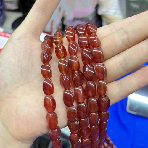 Φυσικά Χάντρες Red Agate, DIY & διαφορετικό μέγεθος για την επιλογή, περισσότερα χρώματα για την επιλογή, Sold Με Strand