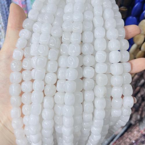 Natural Chalcedony Bead White Chalcedony DIY Sold By Strand