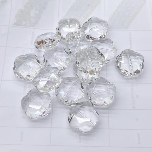 Fashion Glass Beads Flower DIY 25mm Sold By PC