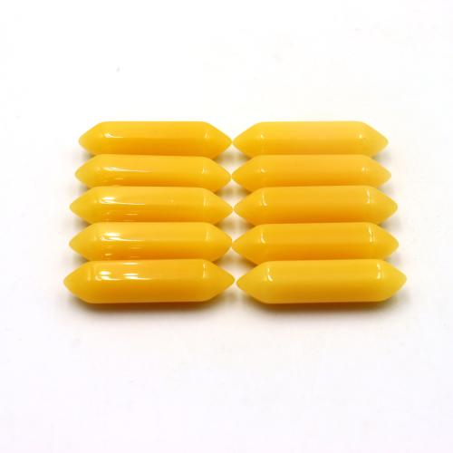 Pendentifs en jade, jaune de jade, DIY, Jaune, 8x2mm, Vendu par PC