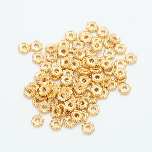 Brass Spacer perle, Mesing, možete DIY, 5mm, 100računala/Torba, Prodano By Torba