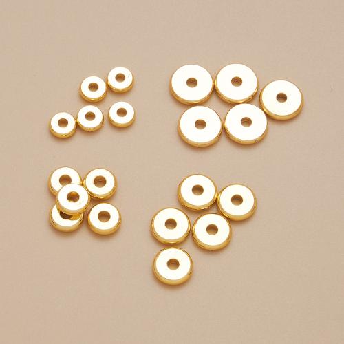 Brass Spacer Beads Vacuum Ion Plating DIY Sold By Bag