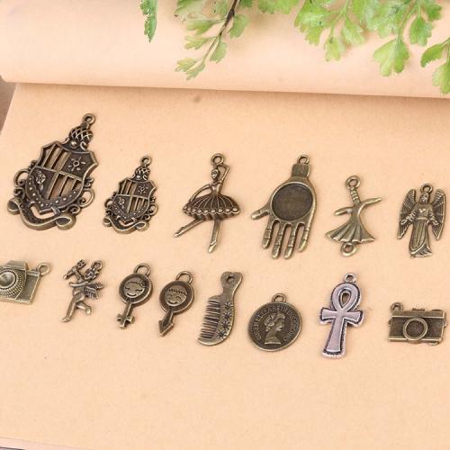 Zinc Alloy Pendants plated DIY Sold By Bag