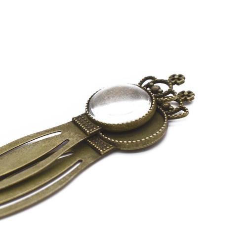 Zinc Alloy Bookmark Bevindingen, plated, DIY, meer kleuren voor de keuze, 100pC's/Bag, Verkocht door Bag