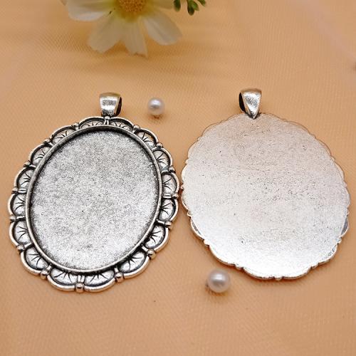 Zinc Alloy Pendant Cabochon Setting plated DIY Sold By Bag