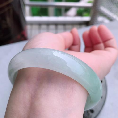 Jadeite Bangle & for woman green Sold By PC