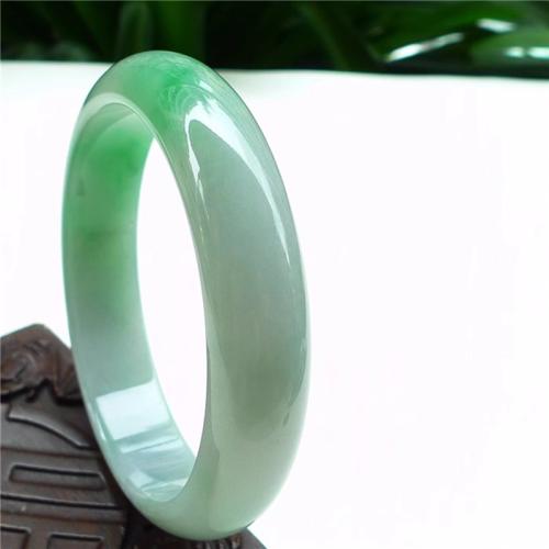 Jadeite Bangle & for woman green Sold By PC