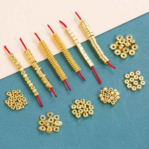 Zinc Alloy Spacer Beads gold color plated & DIY nickel lead & cadmium free Approx Sold By Bag