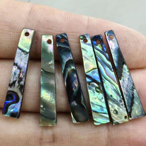 Φυσικό Abalone Shell Μενταγιόν, DIY, 5x29mm, Sold Με PC