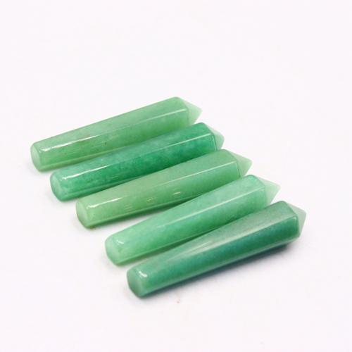 Natural Aventurine Pendants Green Aventurine DIY green 50mm Sold By PC