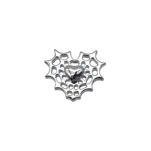 Titanium Alloy piercing ørering, Heart, Unisex & forskellig størrelse for valg & hule, Solgt af PC