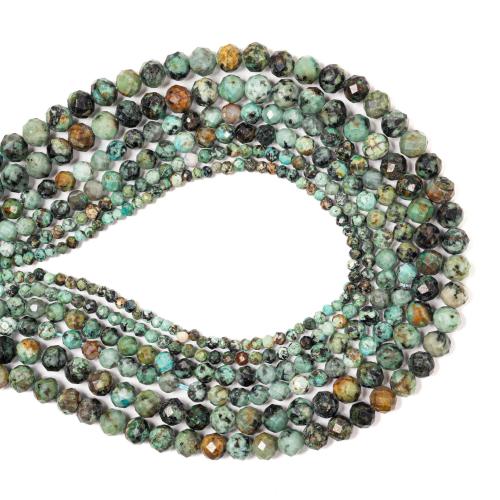 Turquoise Beads African Turquoise DIY & faceted mixed colors Sold By Strand