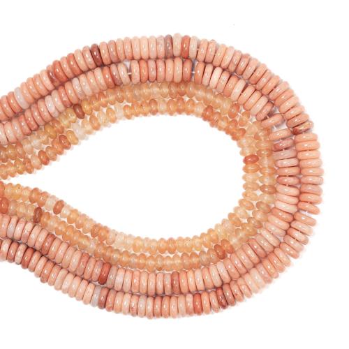 Natural Aventurine Beads Pink Aventurine Flat Round DIY pink Sold Per Approx 38 cm Strand