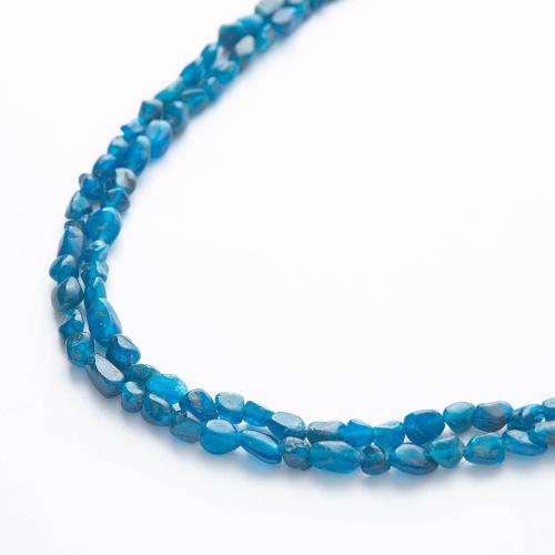 Perles amazonite, Irrégulière, poli, DIY, bleu, Vendu par Environ 39 cm brin