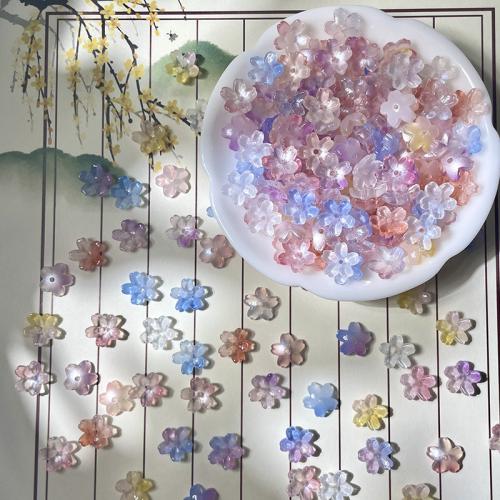 Perles murano faites à la main , chalumeau, fleur, DIY, plus de couleurs à choisir, 10mm, 50PC/sac, Vendu par sac