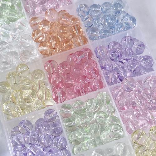 Fashion Glass Beads Round DIY 8mm Sold By Bag