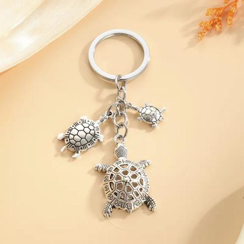 Chiave catena, lega in zinco, with conchiglia, placcato, unisex & stili diversi per la scelta, key clasp length 60-100mm, Venduto da PC