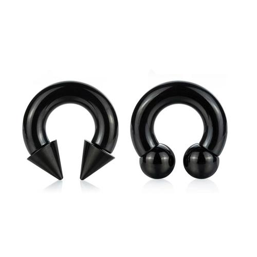 Aço inoxidável 304 piercing para orelha, banhado, unissex & tamanho diferente para a escolha & Vario tipos a sua escolha, vendido por PC