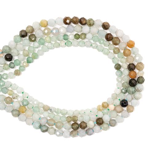 Natural Jadeite Beads DIY & faceted mixed colors Sold By Strand