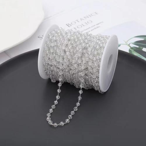 Decorative Beaded Chain Brass with Plastic plated DIY nickel lead & cadmium free 4mm Sold By m