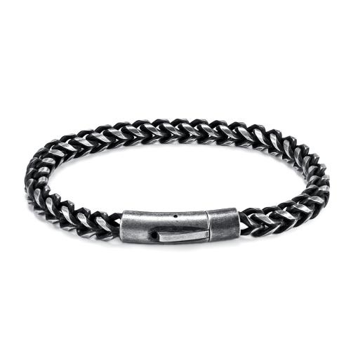 Stainless Steel Jewelry Bracelet 304 Stainless Steel Vacuum Ion Plating for man Sold By PC