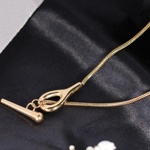 Stainless Steel Jewelry Necklace 304 Stainless Steel Vacuum Ion Plating for woman Length 21-50 cm Sold By PC