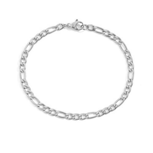 304 Stainless Steel Bracelet plated & for woman Sold By PC