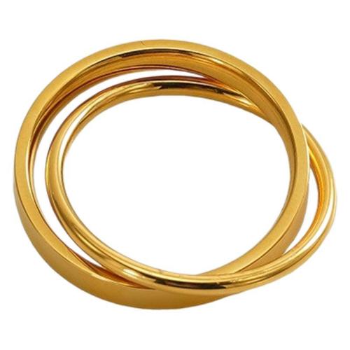 Stainless Steel Finger Ring 304 Stainless Steel gold color plated fashion jewelry golden Sold By PC