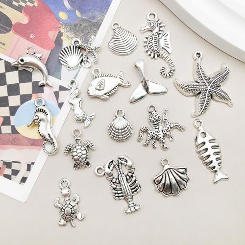 Zinc Alloy Animal Pendants plated DIY Sold By Bag