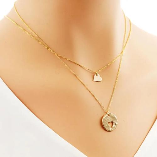 Stainless Steel Jewelry Necklace 304 Stainless Steel Vacuum Ion Plating for woman Sold By PC