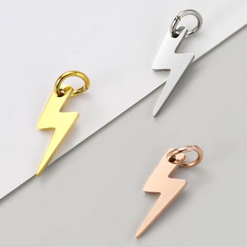 Stainless Steel Pendants 304 Stainless Steel Vacuum Ion Plating DIY Sold By PC