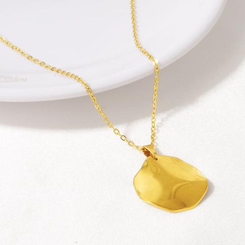 Stainless Steel Jewelry Necklace 304 Stainless Steel irregular plated for woman Sold By PC