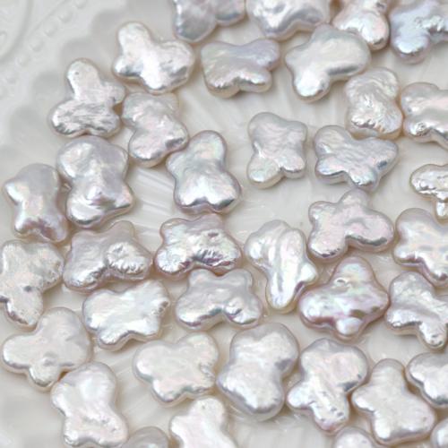 Cultured No Hole Freshwater Pearl Beads Butterfly DIY Sizeuff1a13-14mm Sold By PC