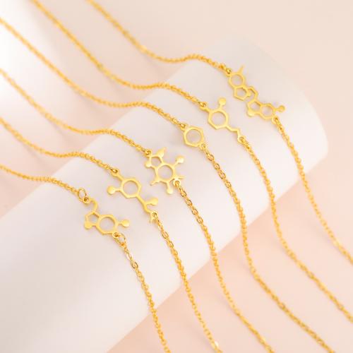 Stainless Steel Jewelry Necklace 304 Stainless Steel Vacuum Ion Plating Unisex Length 51-60 cm Sold By PC