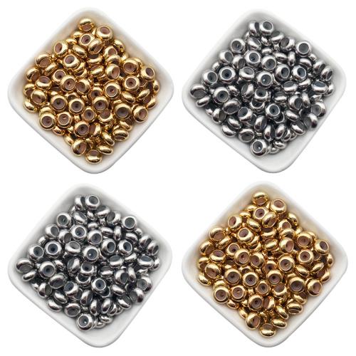 Brass Stopper Beads Vacuum Ion Plating DIY 8mm Sold By Bag