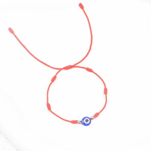 aleación de zinc Pulsera, con cordón de algodón & resina, hecho a mano, unisexo & trenzado & diferentes estilos para la opción, longitud aproximado 6-11 Inch, Vendido por UD