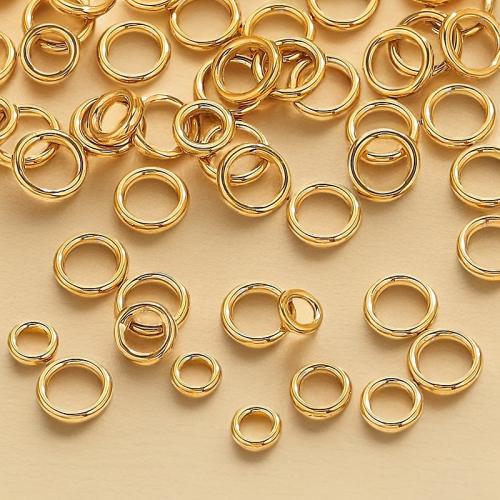 Stainless Steel Linking Ring 304 Stainless Steel Donut Vacuum Ion Plating DIY Sold By Bag