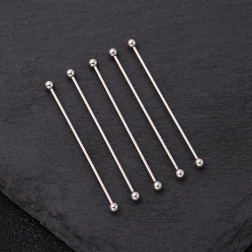 Aço inoxidável 304 piercing para orelha, unissex & tamanho diferente para a escolha & Vario tipos a sua escolha, cor original, vendido por PC