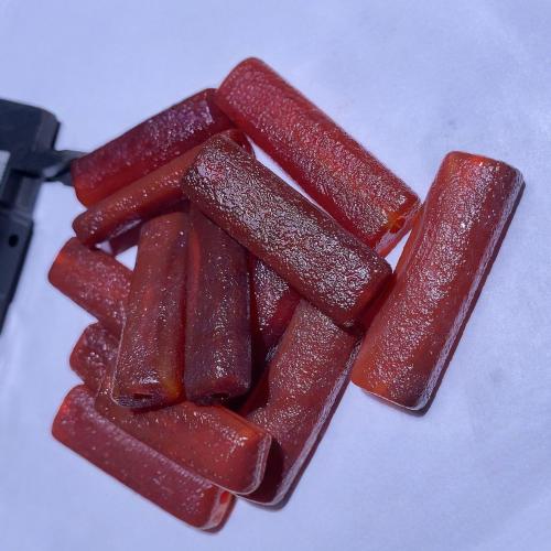 Φυσικά Χάντρες Red Agate, DIY, κόκκινος, 7.50x12x40mm, 2PCs/τσάντα, Sold Με τσάντα